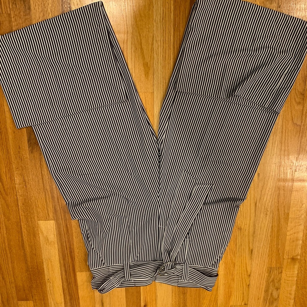 New Blue and Wide striped pants